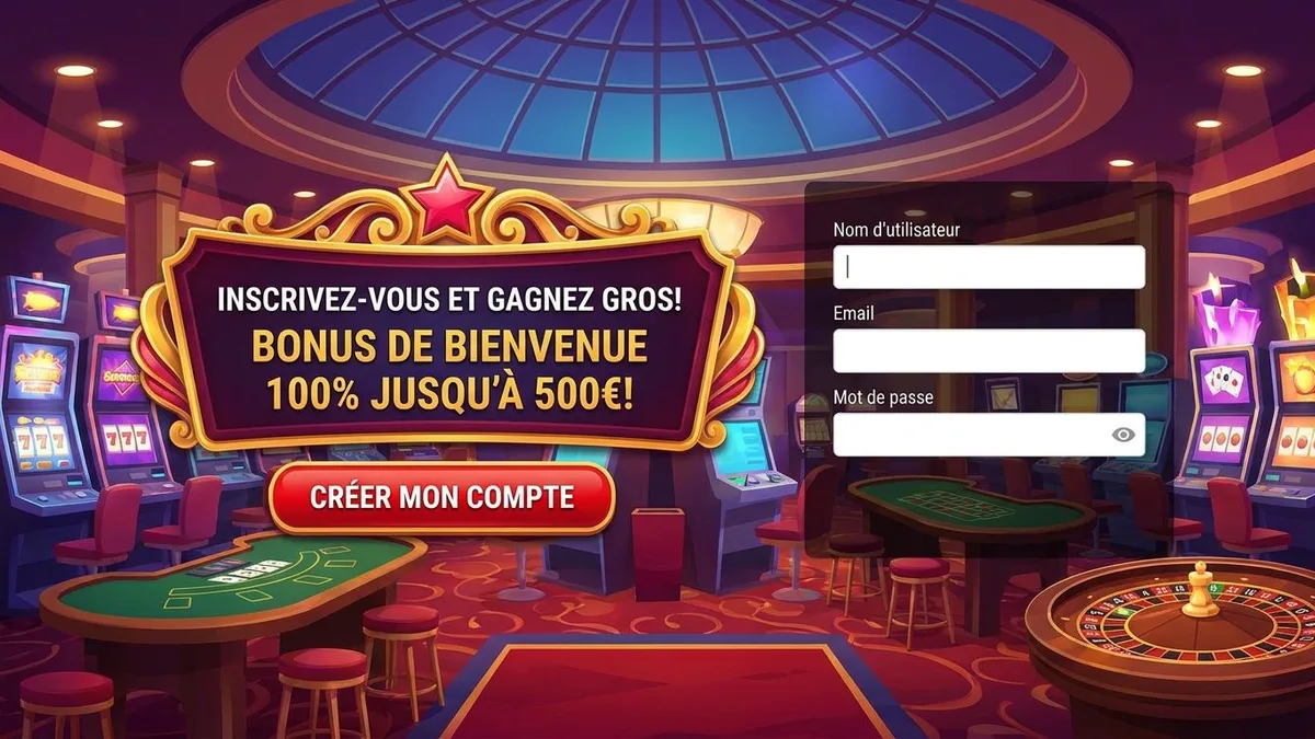 Inscription avec bonus